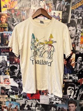 Thailand Graphic Cotton Tee — Cream